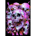 Алмазная живопись сделай сам, черепа, квадратнаякруглая Алмазная вышивка, мозаика, страшный скелет, украшение на Хэллоуин