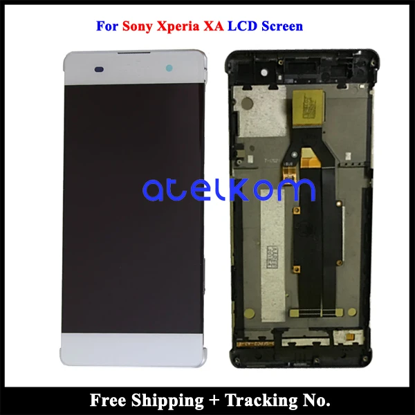 Протестированный класс AAA для Sony Xperia XA ЖК-дисплей F3111 F3113 F3115 ЖК-экран сенсорный