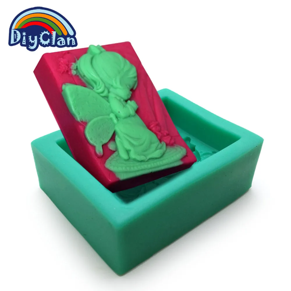 Силиконовая форма для мыла Cupid S0112TS прямоугольная изготовления тортов свечей