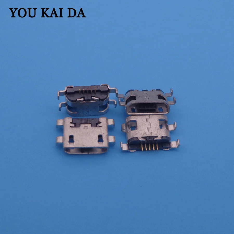 100 шт. мини микро USB разъем док-станция 5pin для Xiaomi Redmi 3 красный mi 2A 3S Note зарядный