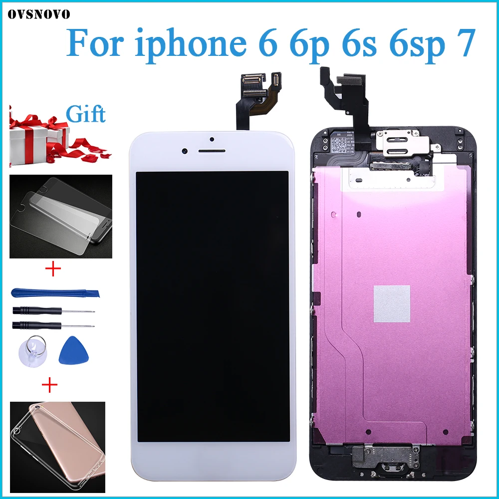 AAA Качество 100% хорошая работа Замена для iPhone 6 S Plus 7G ЖК дигитайзер сенсорный экран