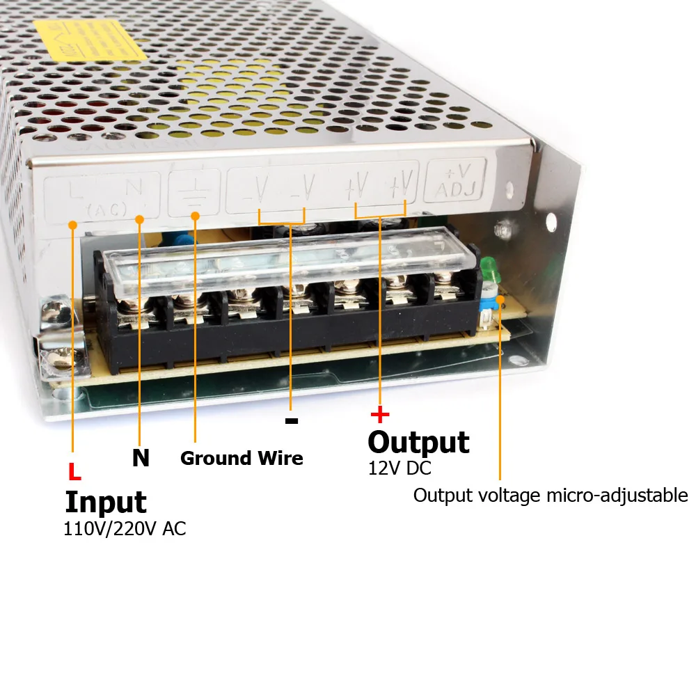 Светодиодный трансформатор с 12 в пост. Тока 150 Вт 220 В В|12v led driver|electronic transformerled driver |