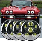 4 шт. светодиодные фары 5,75 дюйма светодиодный ные фары круглые 5,75 