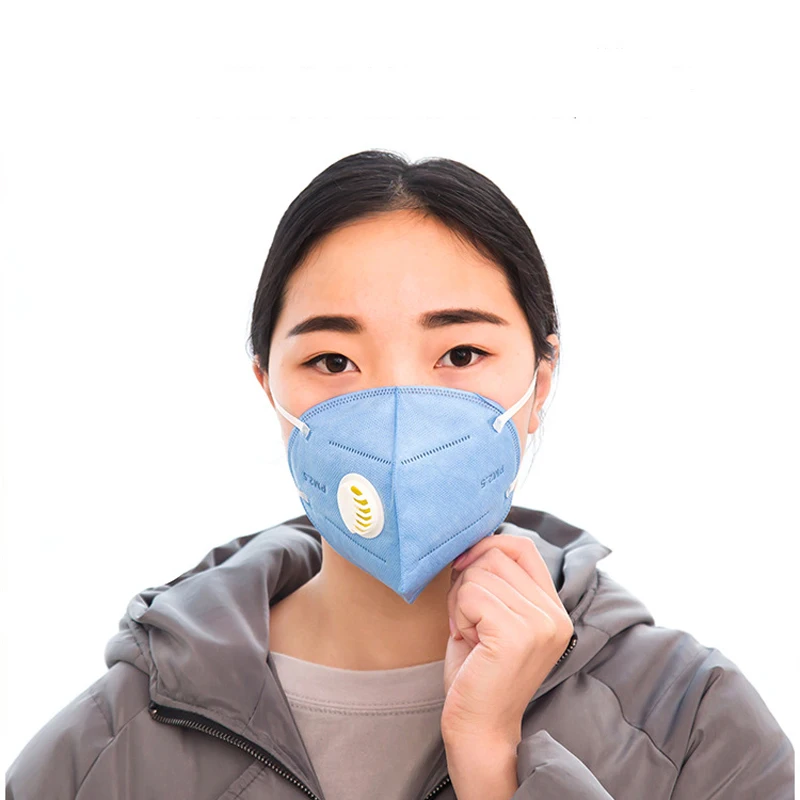 F08-2-01 pm2.5 Вертикальная Складная Нетканая Пылезащитная маска PM2.5 одноразовая