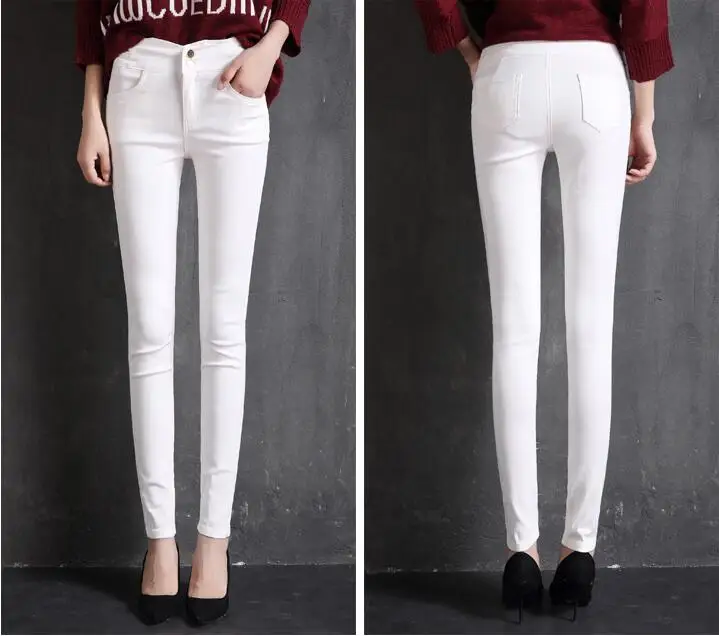 2017 Весна и осень модная повседневная сексуальная высокая талия туго тонкие