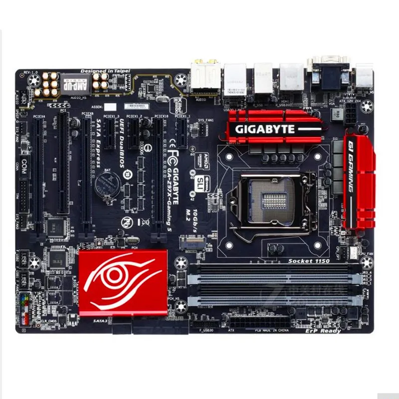 Для Gigabyte GA Z97X Gaming GT Оригинал используется материнская плата Z97 разъем LGA 1150 DDR3 USB3.0