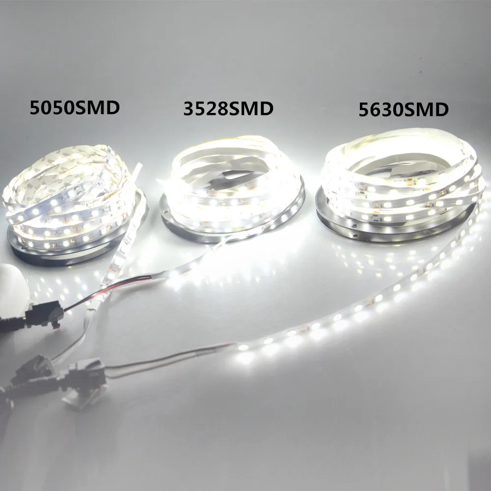 RGB Светодиодная лента 5050 5630 3528 SMD 5 м 300 светодиодов полоса света DC 12 В Fita