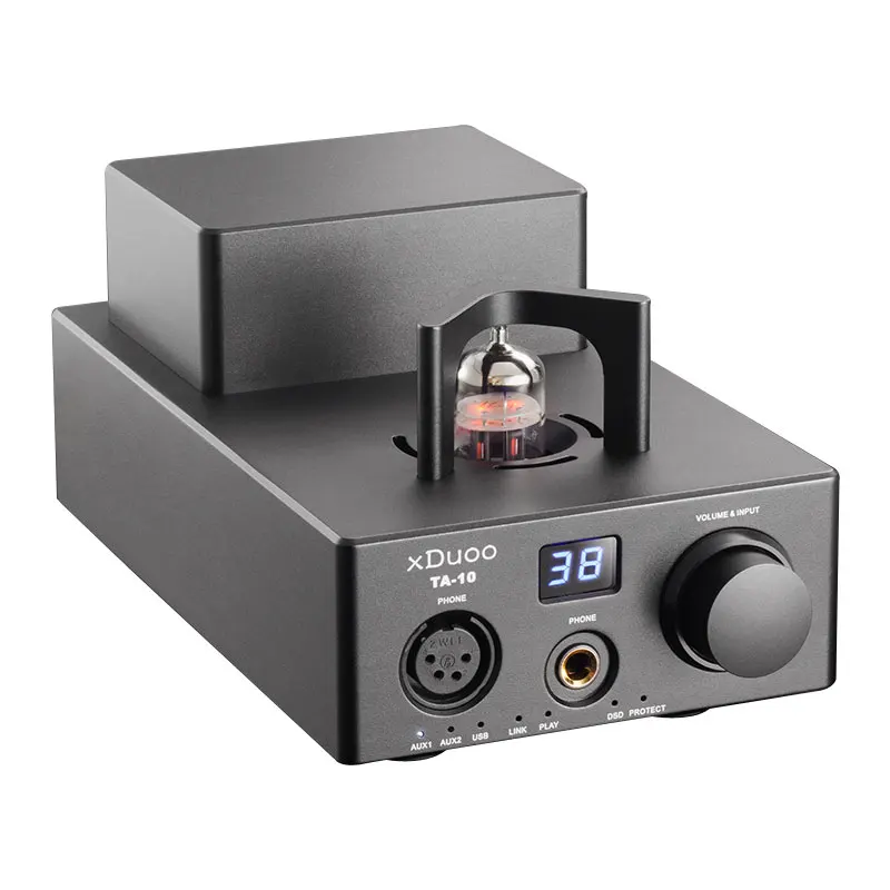 XDUOO TA 10 AK4490 XMOS USB DSD DAC 12AU7 ламповый усилитель для наушников AUX вход коаксиальный