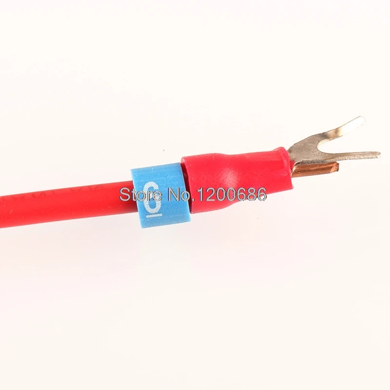 2 5 мм2 маркер кабеля подходит Wire18 12 AWG мягкая ПВХ буква &quot0 до 9&quot всего 500 шт кабель