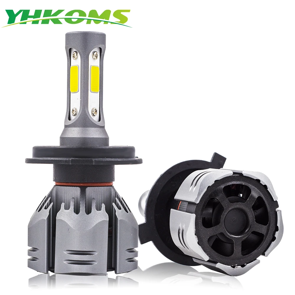 

YHKOMS H7 H11 H1 H3 9005 9006 COB Car LED Headlight Bulbs H4 Hi-Lo Beam 3000K 4300K 6500K 8000K 880 881 H27 Auto LED Lamp 12V