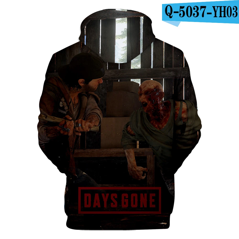 3D back Новая игра, мужские/женские толстовки с капюшоном, толстовка с принтом дней, коллекция года, модные топы в стиле хип-хоп, XXS-4XL - Цвет: 3D back
