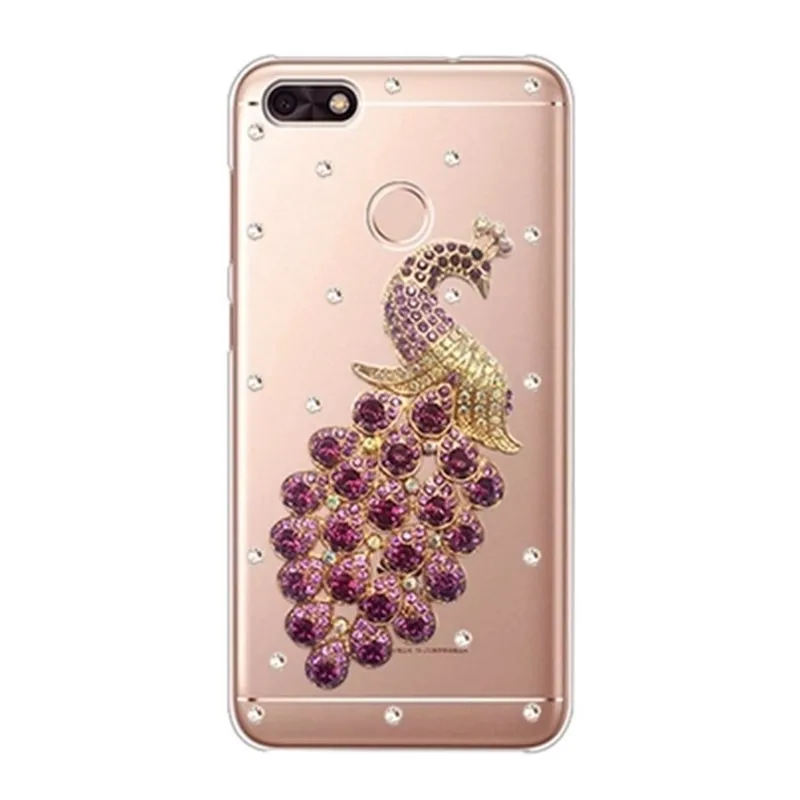 Чехол Byuoo для Huawei P9 Lite Mini с блестящими стразами Nova Y6 Pro 2017 p smart plus Y5 2019 honor 20 pro 10i 20i 8A 8X