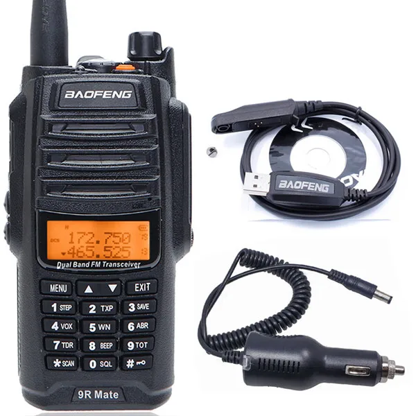 add as photo show Новинка, высокая мощность, обновленная, Baofeng UV-9R mate, водонепроницаемая рация, 10 Вт, для двухсторонней радиосвязи, дальность действия 10 км, 4500 мАч, uv 9r plus - Цвет: add as photo show