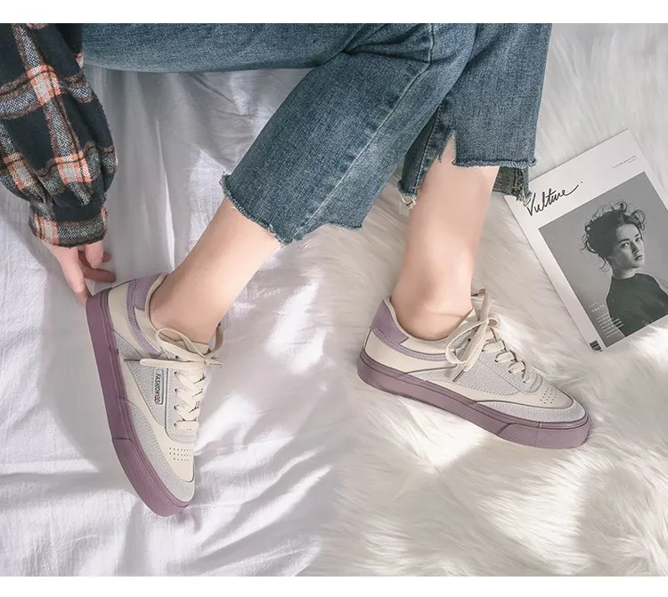 Новинка года; сезон весна; tenis feminino; женская однотонная обувь из искусственной кожи на шнуровке; повседневная женская обувь; кроссовки; NVX59