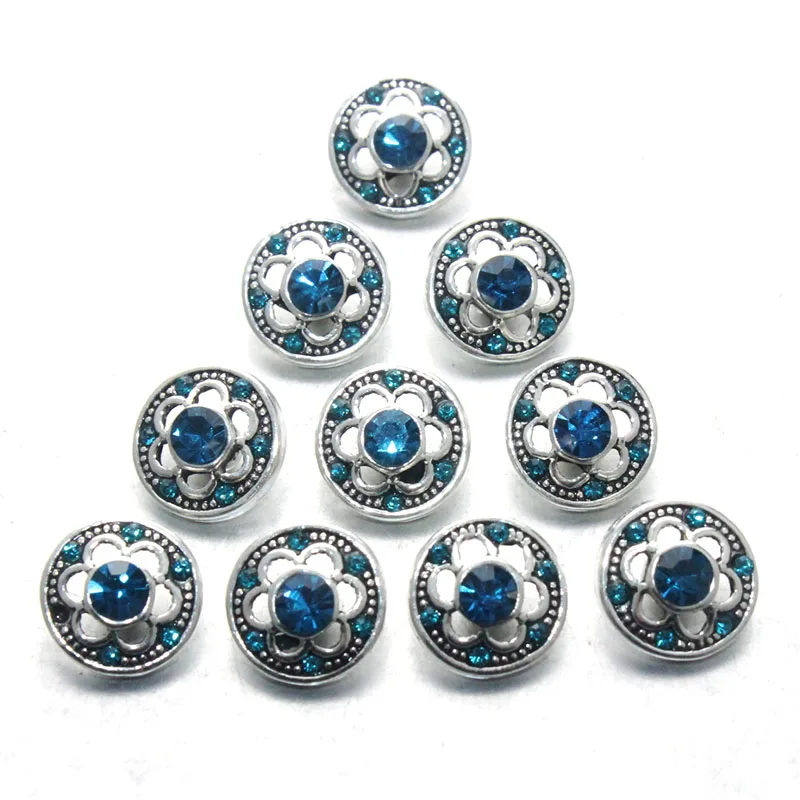 Boom Life wholesale 10pcs/lot High quality styles 12mm Metal Snap buttons Rhinestone watches Snaps Jewelry 011605 | Украшения и