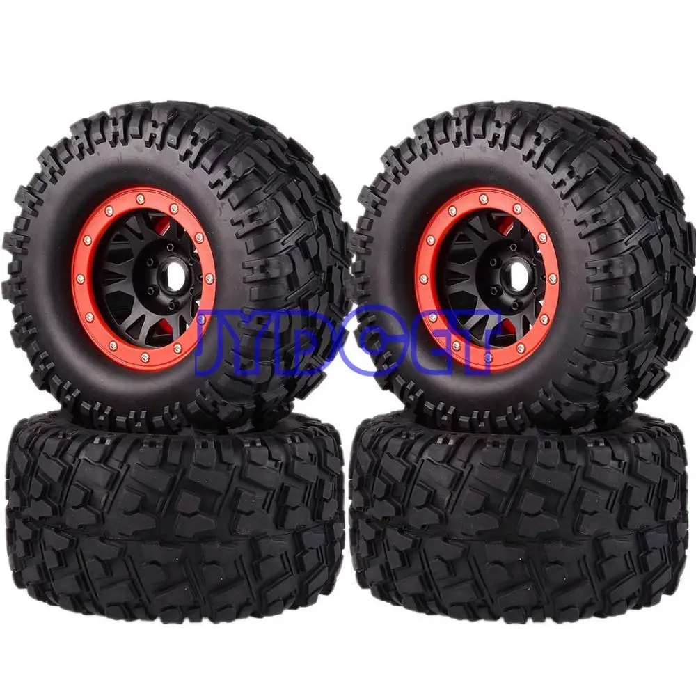 Шестигранные колеса 17 мм и шины 170 для RC 1/8 Monster Truck HPI Savage FLUX HSP 4 шт.|Детали