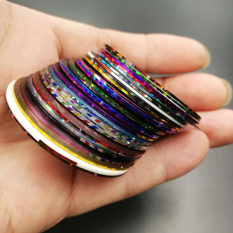 

200Pcs/Bag Mixed Color Tinsel Chenile fly fishing Glittering Tape Line For Fly Tying Bug Larve Midge Body Head Decorate Material