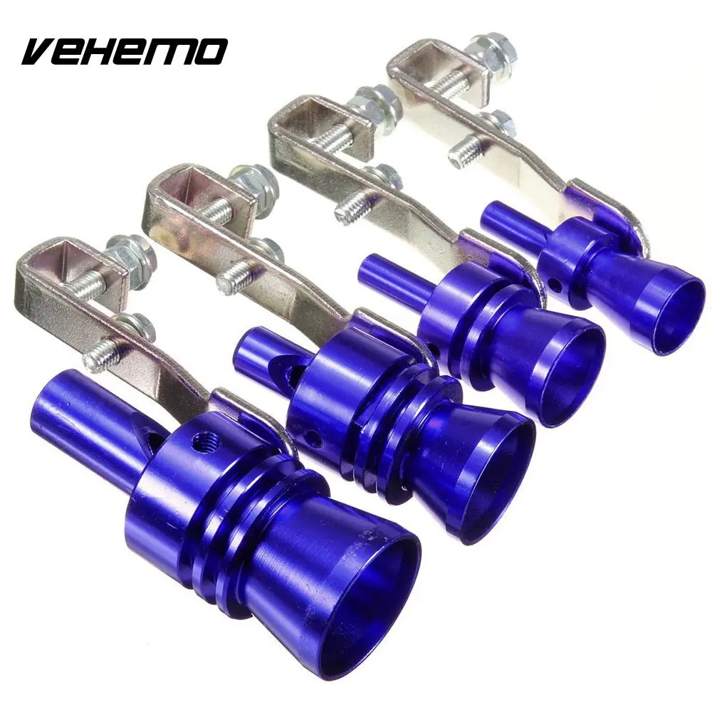 Звуковой свисток Vehemo из алюминиевого сплава M Turbo звуковой глушитель выхлопной