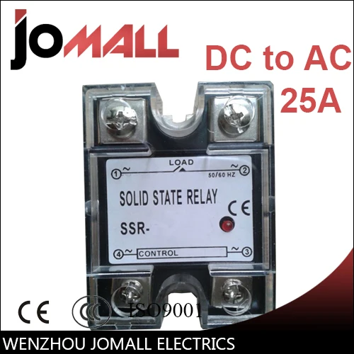 SSR 25DA DC управление AC Однофазное твердотельное реле|ac ssr|phase solid state relaysolid relay |
