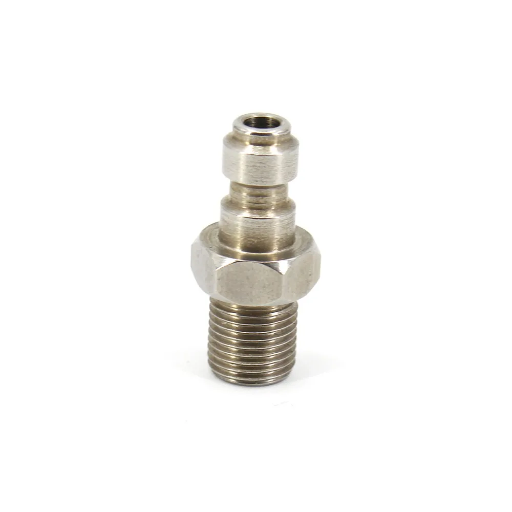 Высокая Давление Пейнтбол PCP ВВС 1/8 BSPP M10x1 1/8NPT Нержавеющая сталь быстрый разъем