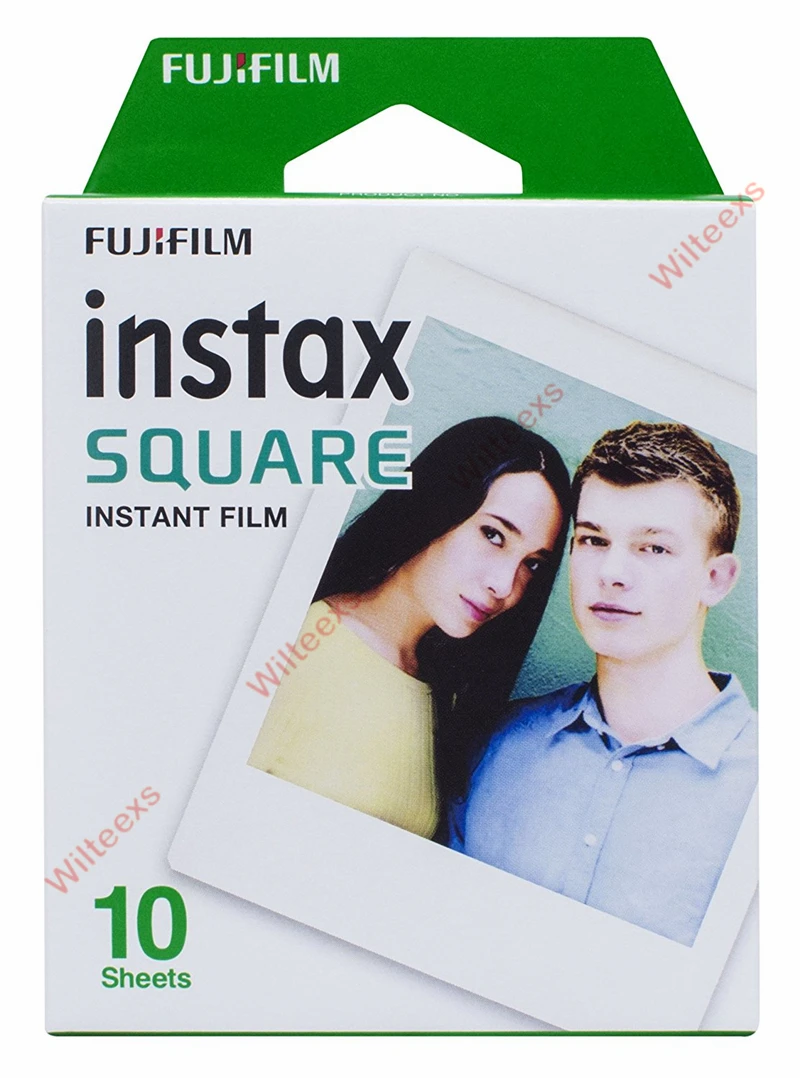 Fujifilm Instax квадратная мгновенная белая пленка с краями 10 листов для Square SQ10
