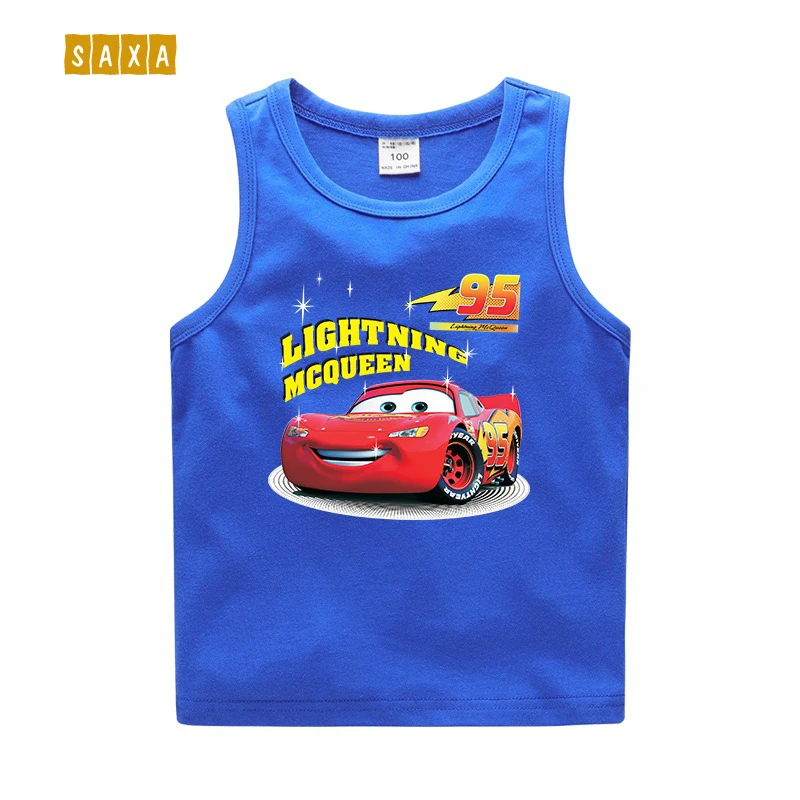 

Children's T-shirt 100% cotton 2019 summer children's clothes boys and girls vest baby cartoon print T-shirt Kids tops 1-10Y