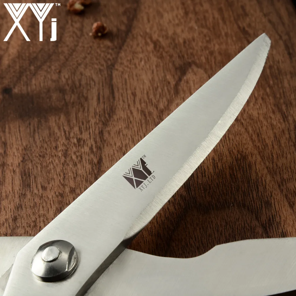 XYj ножницы для куриных костей сверхмощные кухни птицы пружинная ручка из