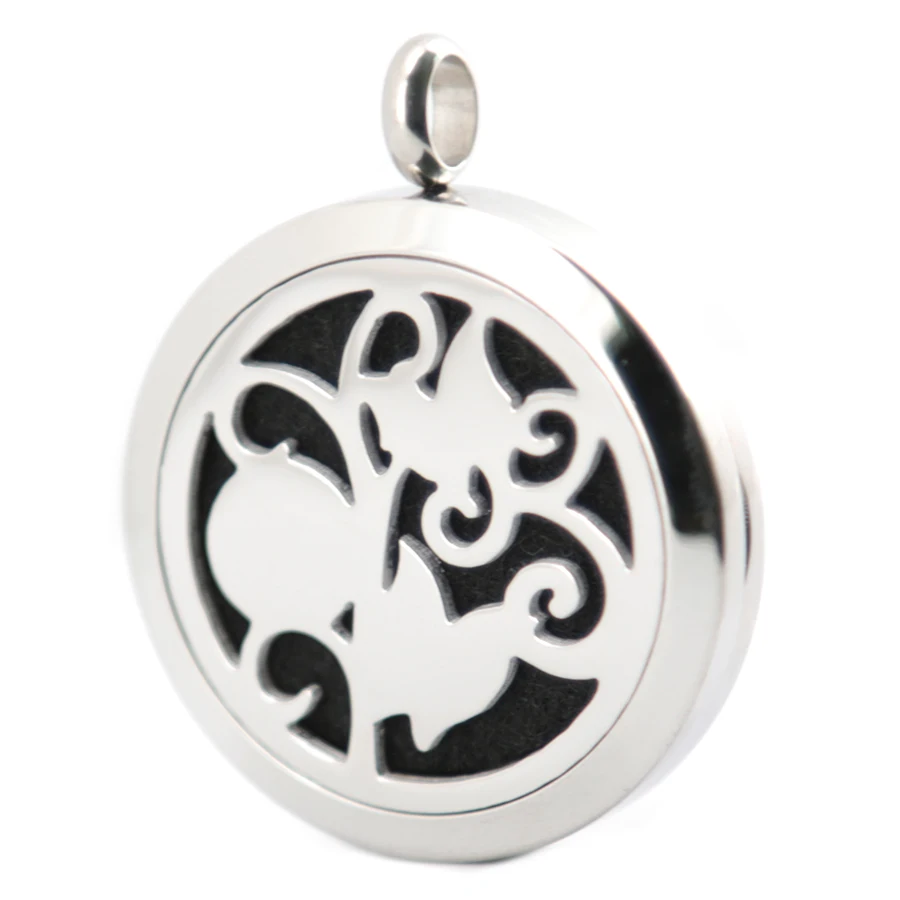 Медальон для ароматерапии с цепочкой и подставкой из нержавеющей стали|perfume diffuser