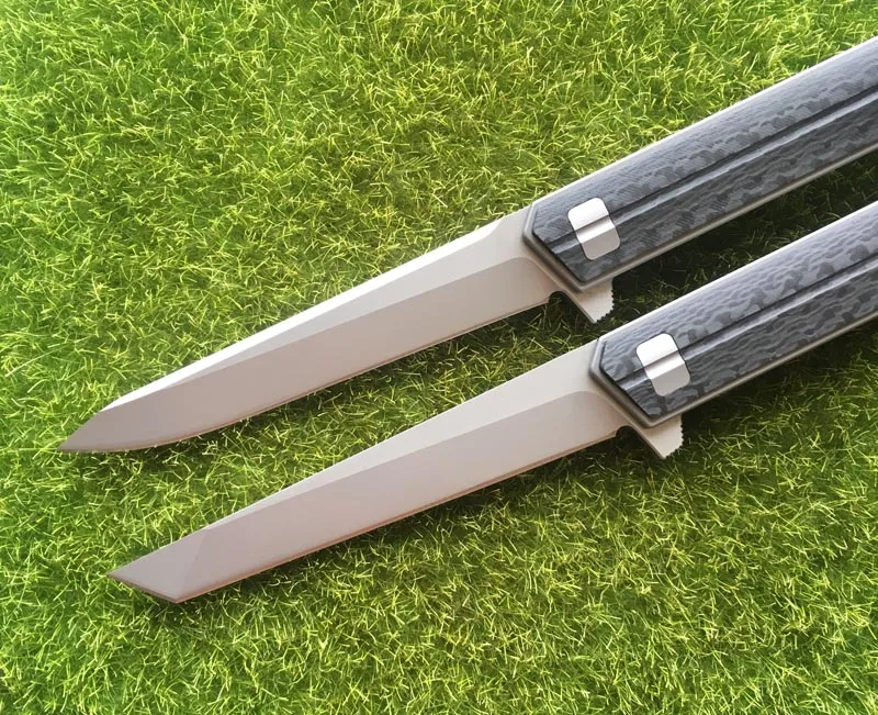 NIGHTHAWK пользовательский Quartermaster Qwaiken Флиппер складной нож M390 сталь титан CF ручка кемпинг открытый фрукты Ножи EDC инструмент
