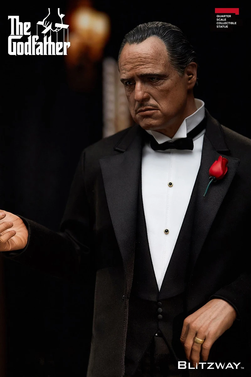 

For Collection In Stock 1/4 BW-SS-20301 Collectible The Godfather 1972Vito Corleone Full Set Action Figure Model for Fans Gifts