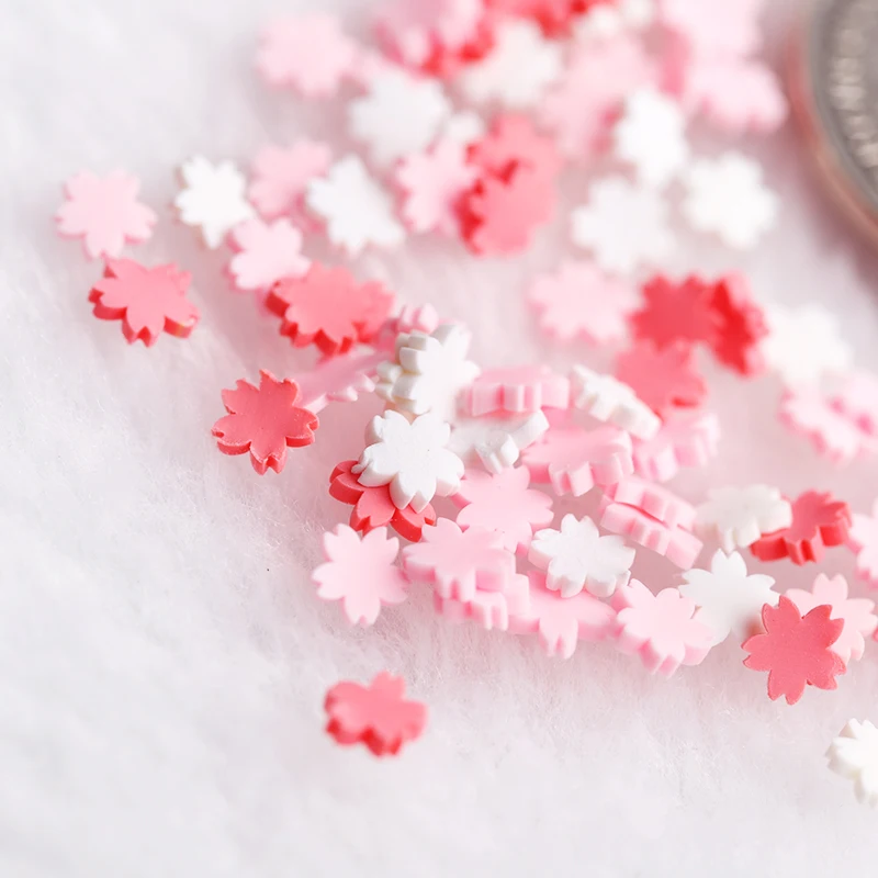 Наполнитель для слаймов из вишневого цветка Детские кристаллические грязь