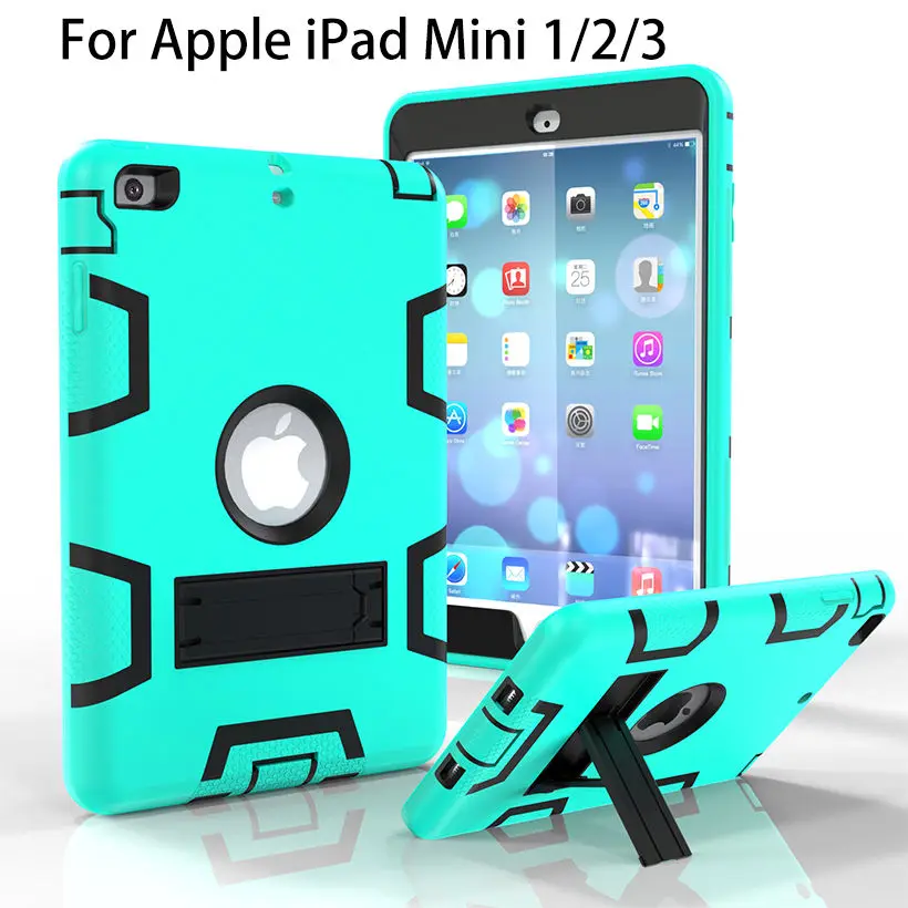 Для Apple iPad Mini 3 2 1 чехол для детей безопасный защитный силиконовый ПК ударопрочный