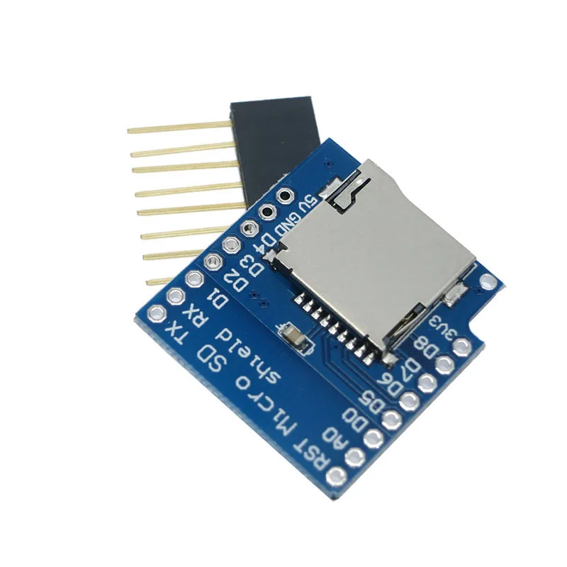 Micro SD карта щит для WeMos D1 Мини WiFi ESP8266 TF Память Модуль карты памяти с контактами Arduino