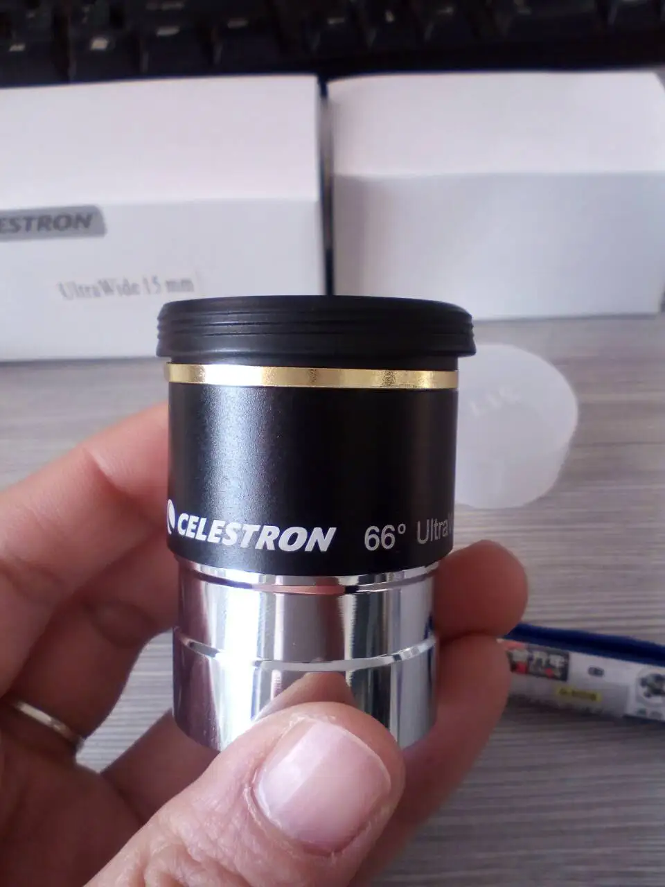 Celestron 66 градусов ультра широкий 15 мм окуляр телескопа части uw15 широкоугольный