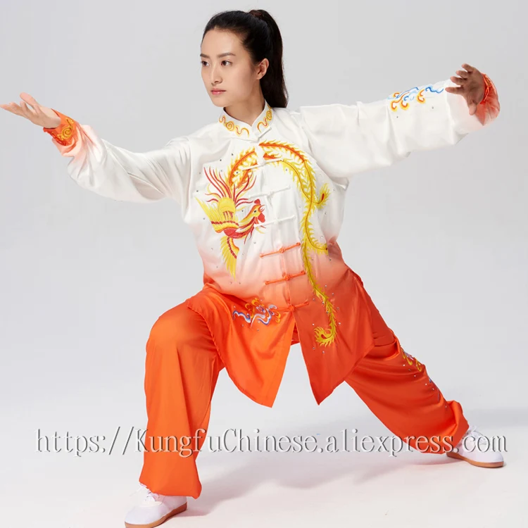 Китайская форма wushu для кунг-фу одежда taijiquan костюм taolu искусственная детей и