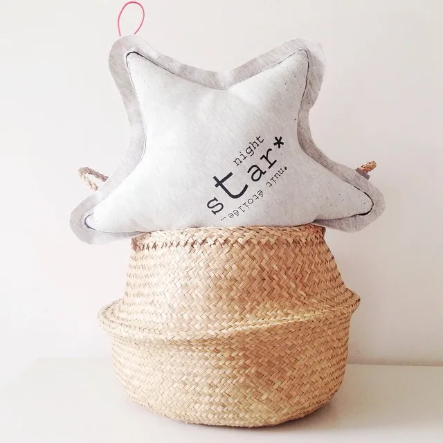 Ins новая милая светящаяся Луна лампочка звезды эльфы подушка для удержания кукла