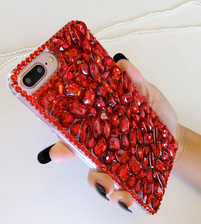 Роскошные блестящие плотная Алмазный установлены телефон чехол для LG G7 G6 Q6 V10 V20 V30