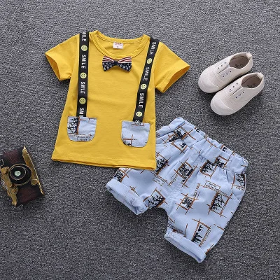 Boys' Clothing sets Summer Children Cartoon New Kids Cotton Cute Sets Baby Boy Outfit Costumes Set | Мать и ребенок