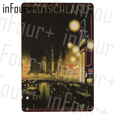 New City Plaque Metal Vintage Metal Signs Home Decor Vintage Tin Signs Pub Home Decorative Plates Metal Sign Wall Plaque Metal