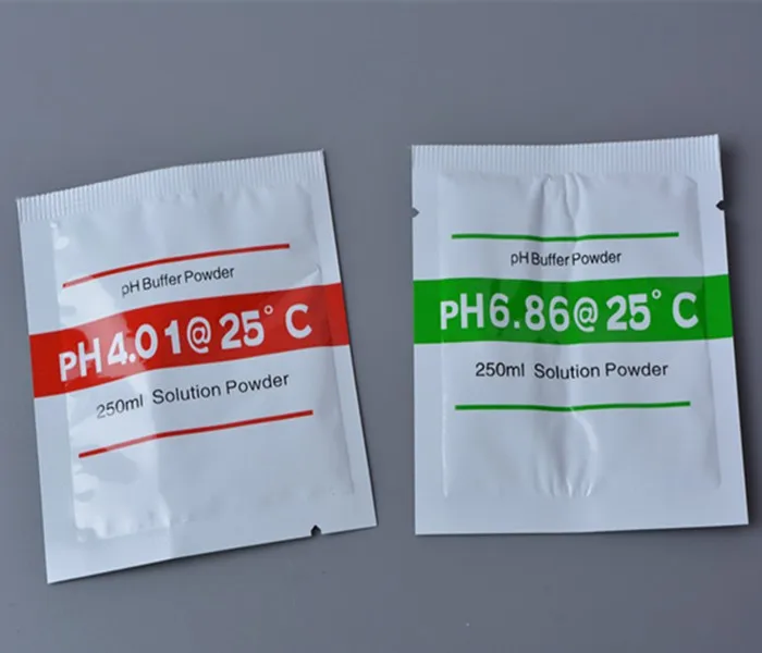 2pcs for one set 1 компл./лот PH буферный порошок измерения калибровочный раствор ph4.00/6,86/7,00/9,18/10,01 точка калибровки для PH Тесты метр - Цвет: 2pcs for one set
