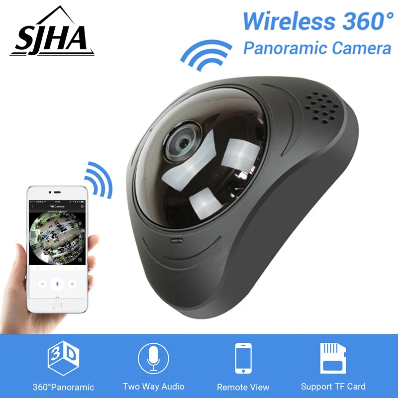 Панорамный Беспроводной IP Камера Главная Безопасность 3D VR Fisheye 360 градусов