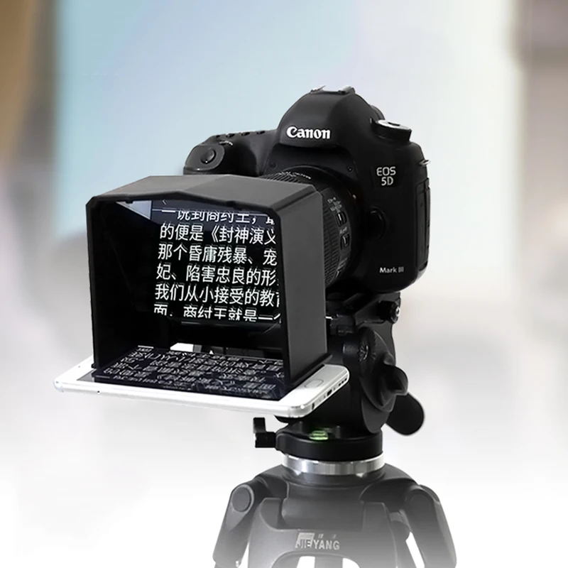 Смартфон Bestview T1 телесуфлер для Youtube интервью видео подсказка монитор Canon Nikon Sony