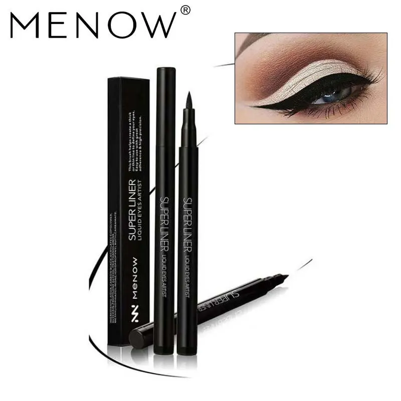 Menow бренд Make Up Set обнаженной тени для век Палитры и мягкая голова Подводка глаз