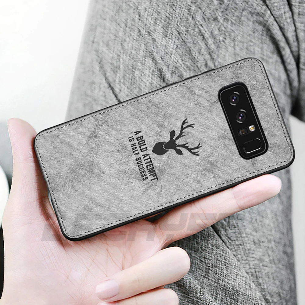 For Samsung Galaxy J4 J6 Plus DEER Patterned Cloth Cover for J8 J2 2018 J3 J5 J7 Pro 2017 Prime Case Soft |