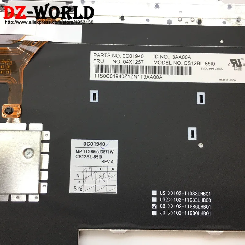 New Original for Thinkpad X230 X230i X230T Tablet Backlit Italian Keyboard Backlight Teclado IT Italy 04X1257 0C01940 | Компьютеры и