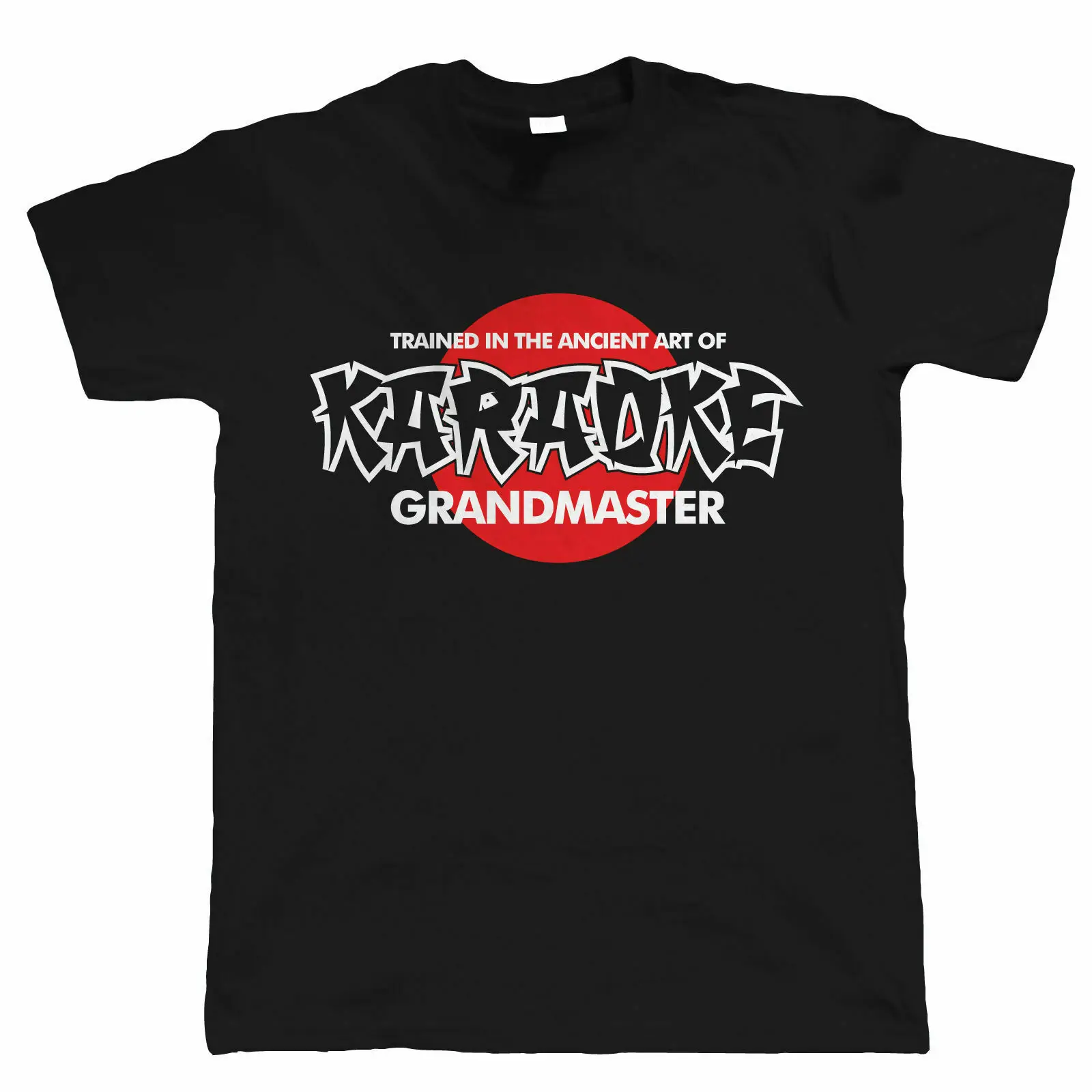 Караоке Grandmaster забавная Мужская футболка|Мужские футболки| |