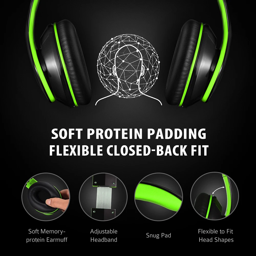 Беспроводная Bluetooth гарнитура Mpow 059 Складные стерео наушники вкладыши