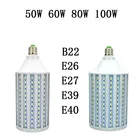 Высокая мощность E27 E26 B22 E39 E40 светодиодная лампа 40 Вт 50 Вт 60 Вт 80 Вт 100 Вт Bombilla кукурузная лампа прожектор лампада для дома холодный теплый белый