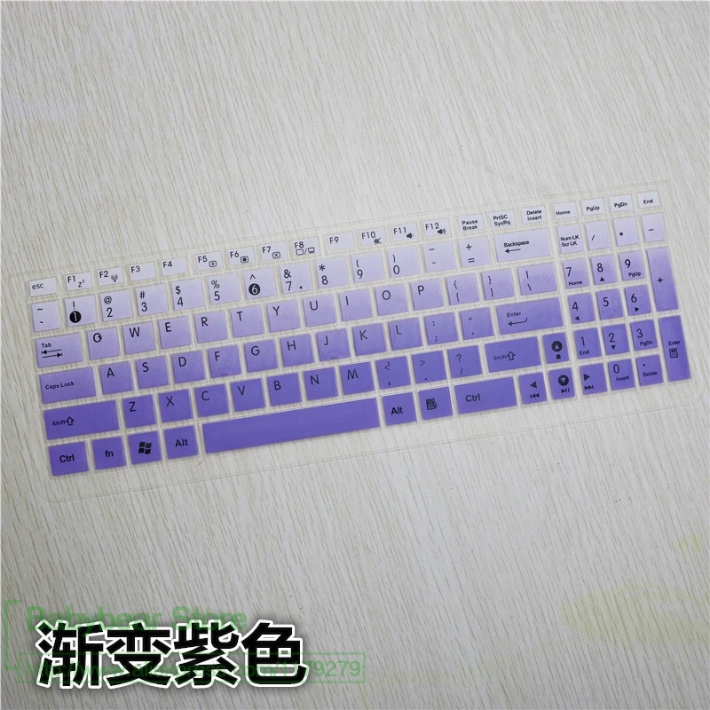 Для Asus vivobook 17 X756U X705N N750J17.3 FX71Pro ZX70VW A751L K751LV 755U R752L X756U X751L 17,3 дюймов Обложка клавиатуры для ноутбука - Цвет: fadepurple