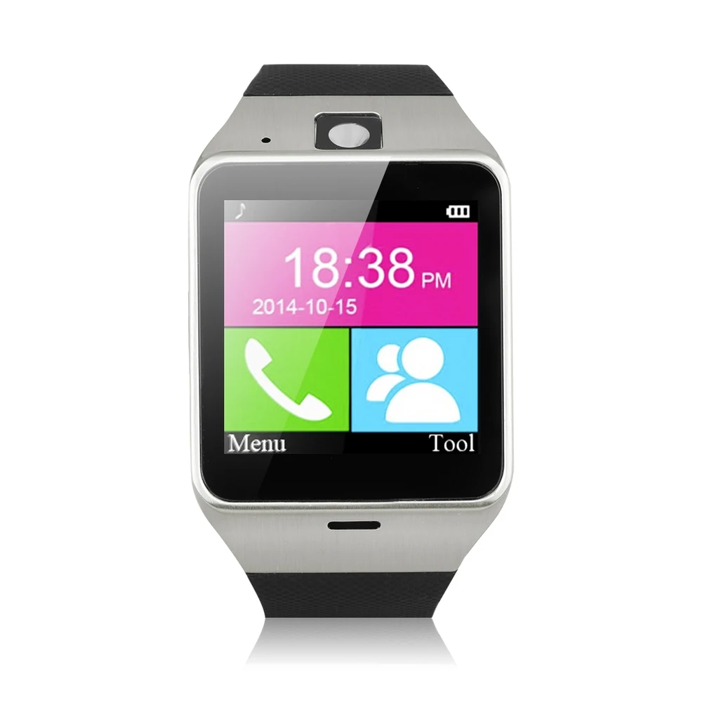 Умные часы Excelvan Aplus GV18, синхронизация уведомлений, поддержка sim-карты, Bluetooth, подключение для телефона Android, умные часы